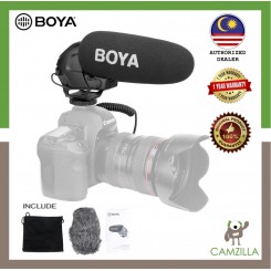 BOYA BY-BM3031 Supercardioid Condenser Interview Microphone Camera Video Mic for Canon Nikon Sony DSLR